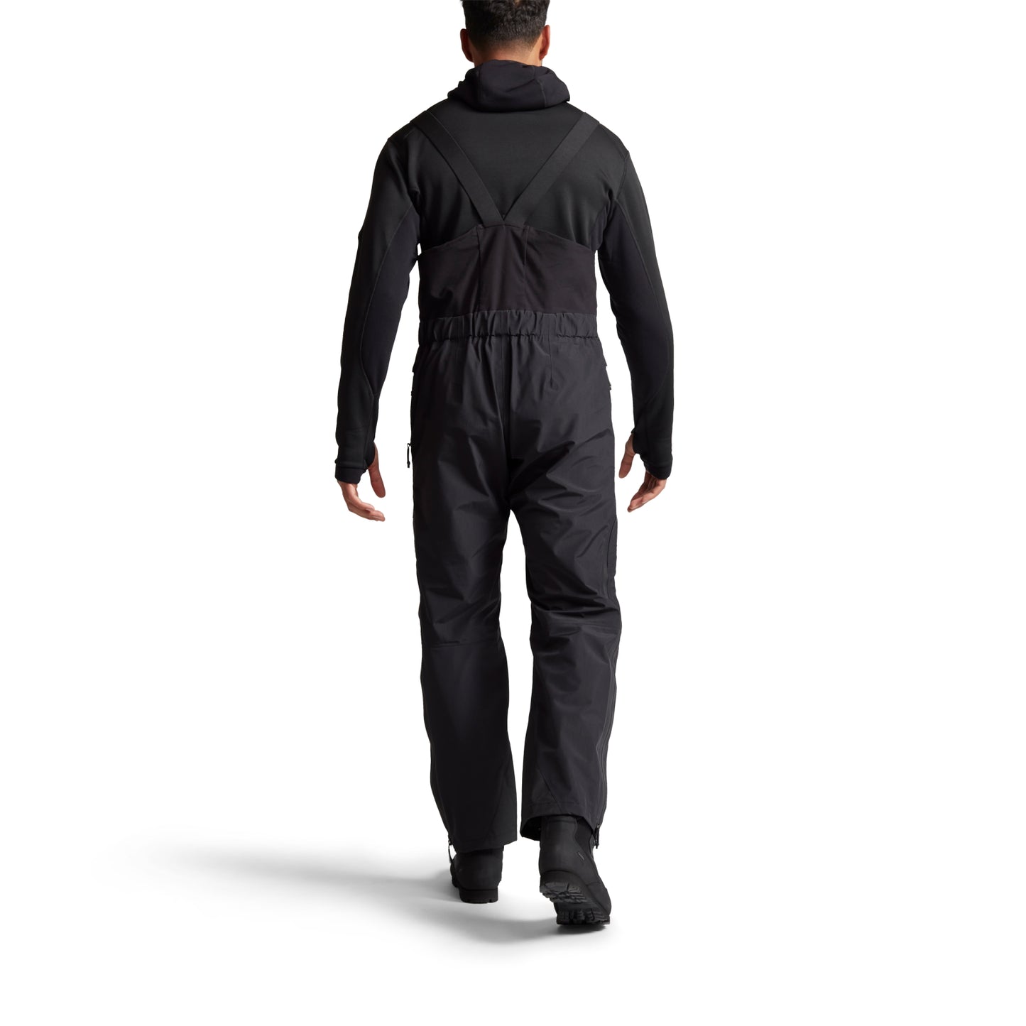 Wet Weather Protective Half Bib Pant - MDW (Black)